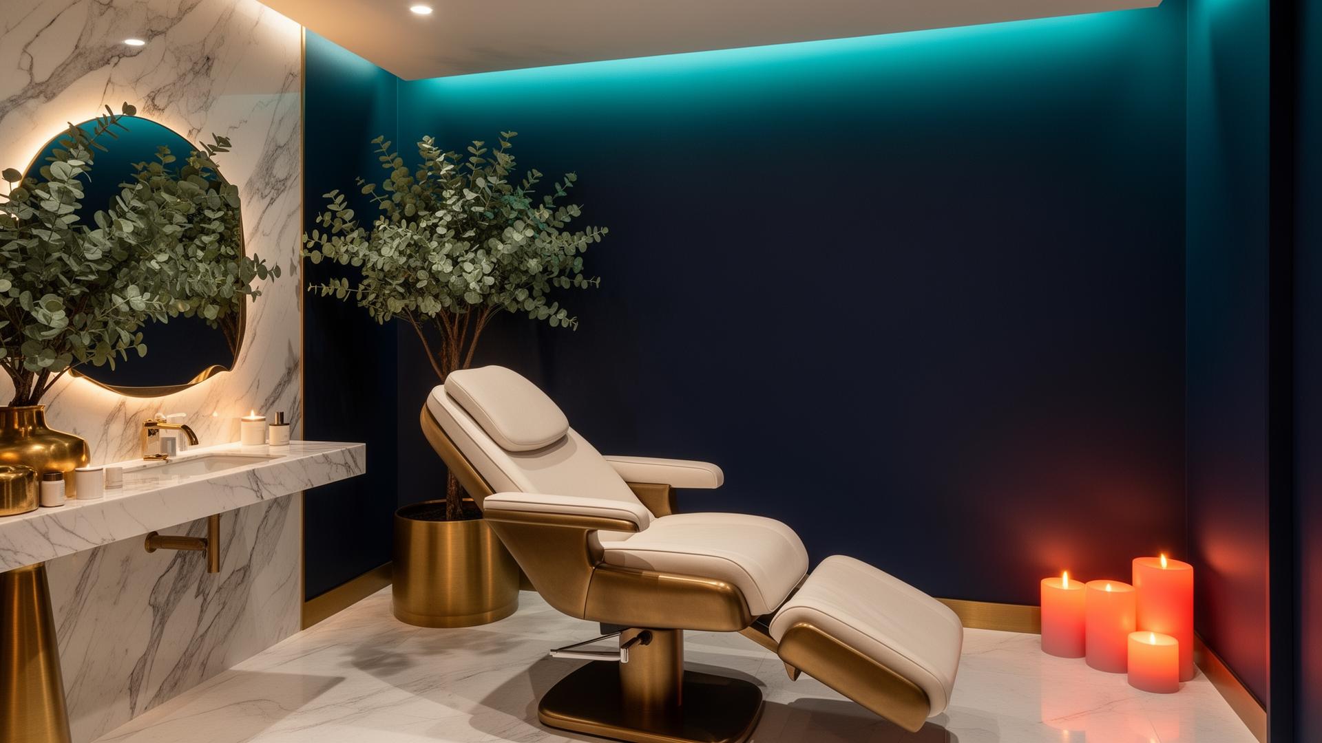 Luxury modern medical spa interior — medspa growth marketing